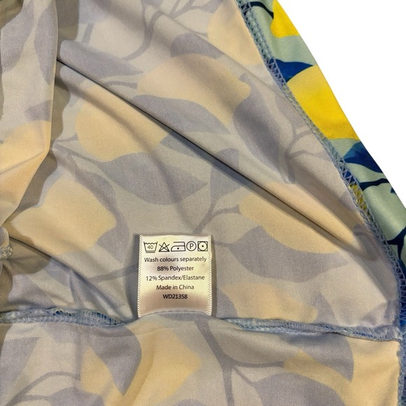 Royal & Awesome Polo Shirt Mens Medium Lemon All Over Print Golf Summer Colorful - Picture 4 of 8